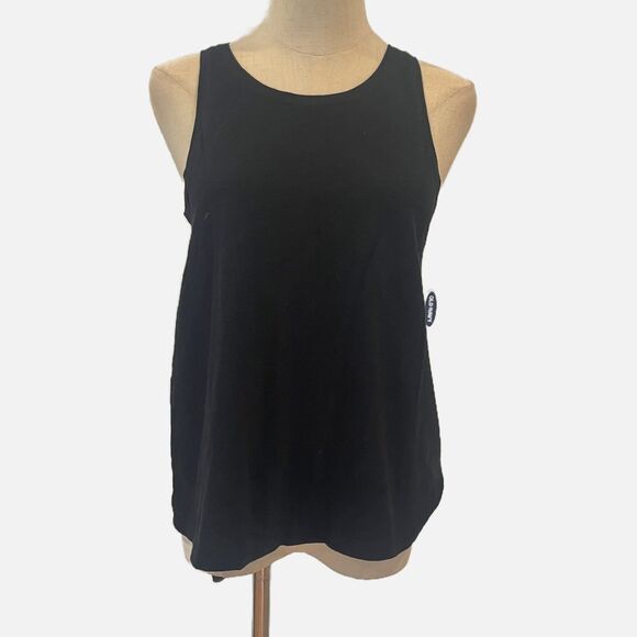 Old Navy Everyday Tank Tops Set of Two Pink Black XSP NEW - Picture 4 of 14